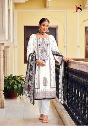 Deepsy Black Beauty Chiffon Dupatta Lawn suits wholesale in Hyderabad