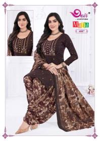 Devi Maria Vol-4 Neck Work Dress materials suppliers in Hyderabad