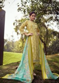 Kesar Kaabil Fancy Embroidered Dress material suppliers