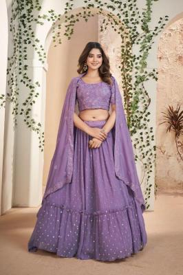 Aahvan Gulkanya Vol 5 Georgette Lehenga Choli wholesale market list