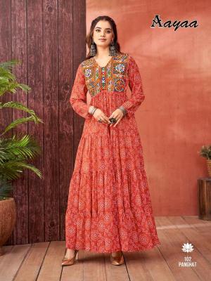 Aayaa Panghat vol 1 Gown wholesaler market in Delhi