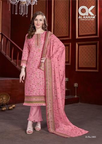 Al karam Shabnam Vol 1 Surat wholesale dress materials market