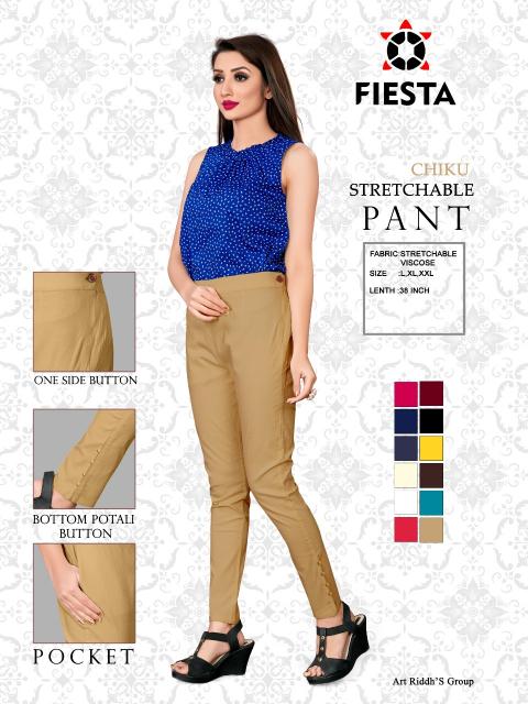 Artriddh Fiesta Stretchable vol -1 Viscose lycra bottom Pant Surat textile market