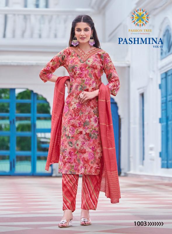 Passion Tree ashmina Vol 1 Kurti Manufacturers in Surat