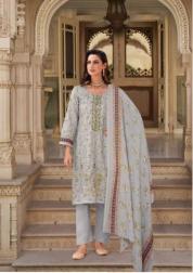 Shraddha Bin Saeed Color Collection Chiffon salwar suits wholesale in Kolkata