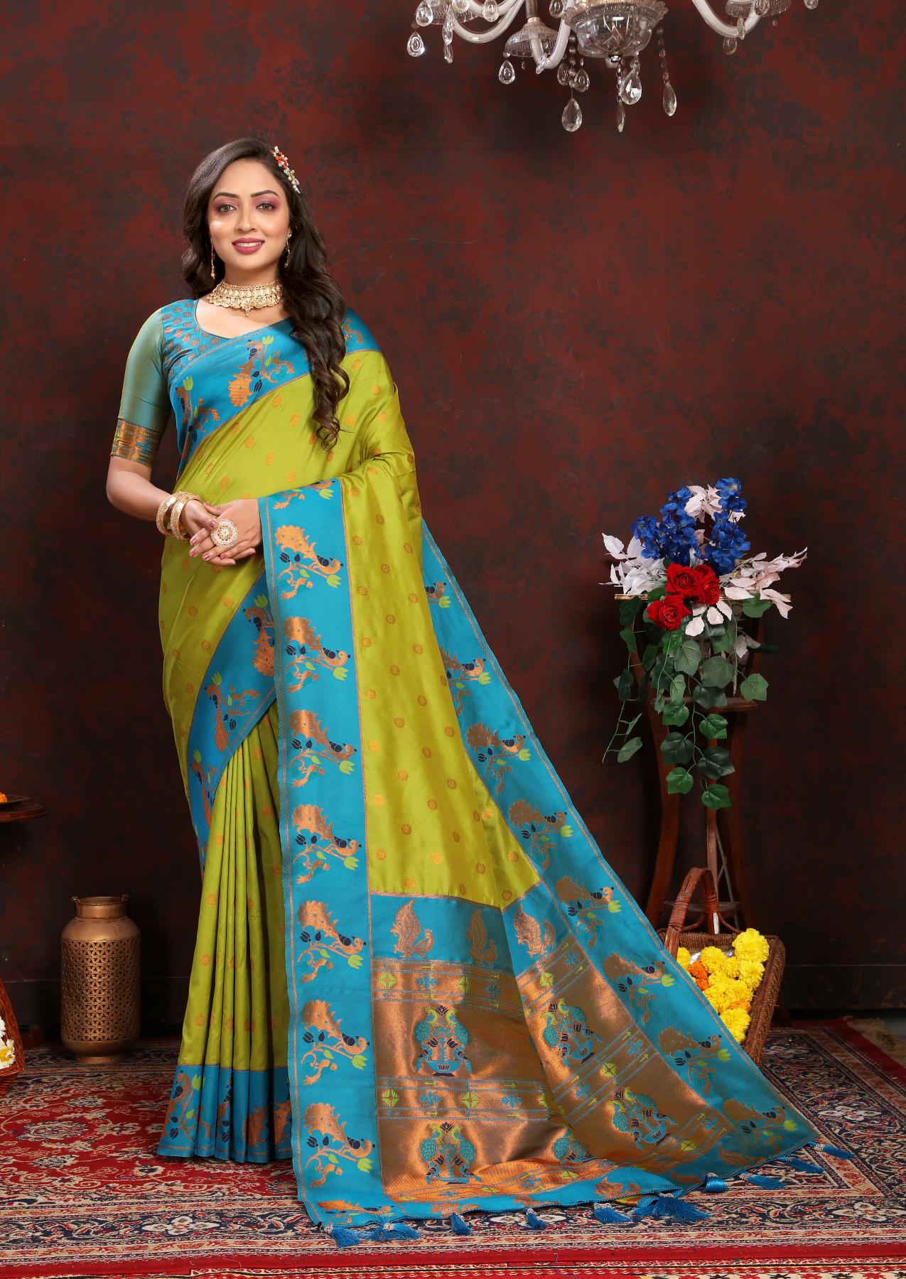 artriddhs murthy designer paithani saree wholesale 