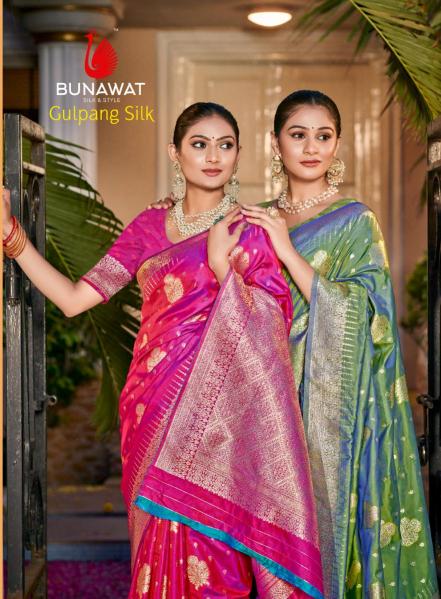 bunawat gulpang silk zari weaving silk saris wholesaler