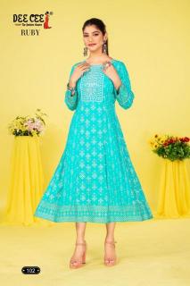 DEECEE RUBY Hsn Code Indian Kurtis wholesale