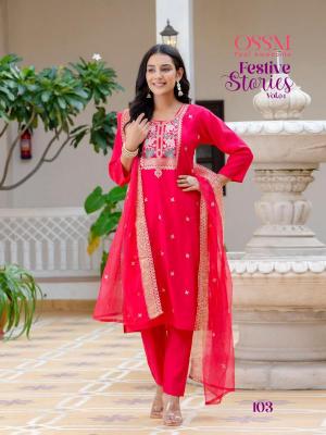 OSSM FESTIVE STORIES Vol 4 Surat Kurti Manufacturers