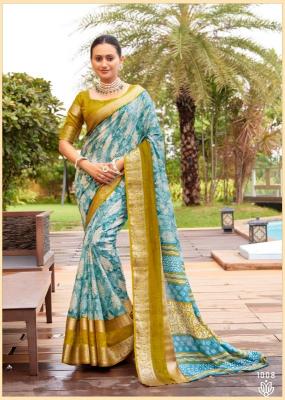 Sr Dela Soft Silk Printed Saree material wholesale