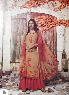 Vishwam cafe latte Pakistani salwar suit wholesale in Mumbai