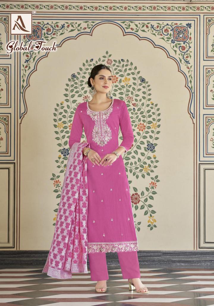 Alok Global Touch Wholesale dress materials in Ahmedabad