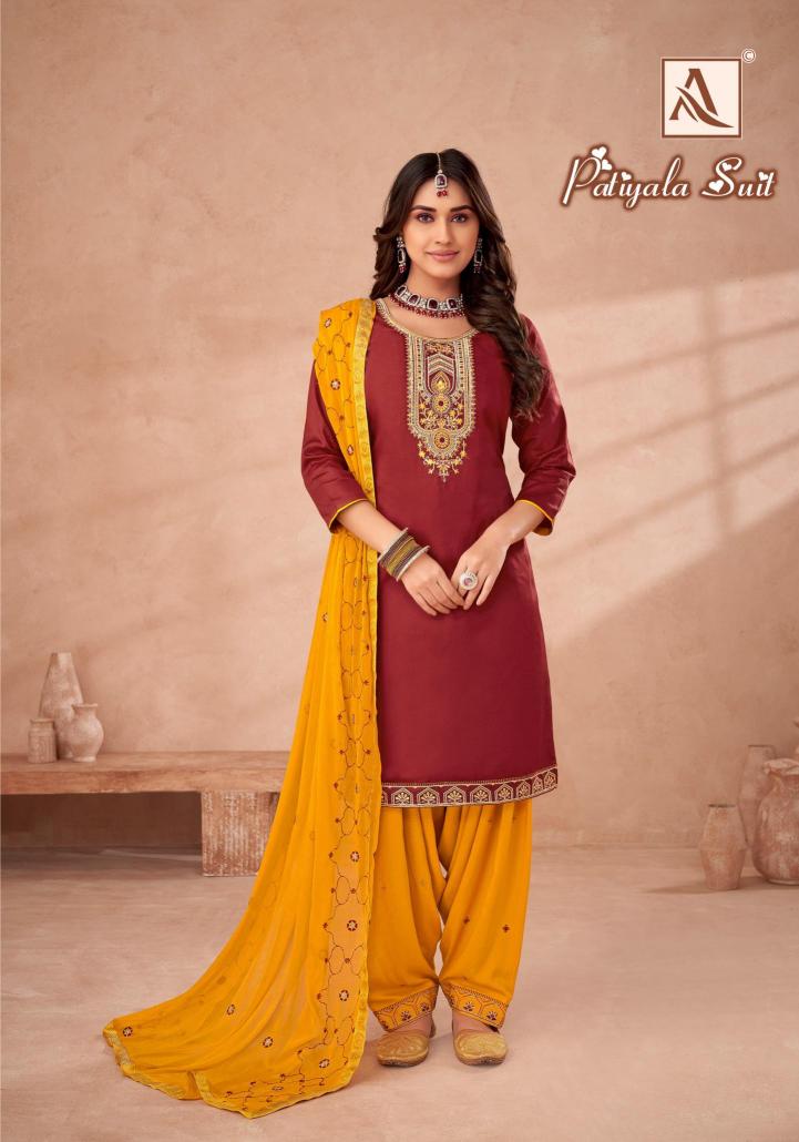 Alok Patiyala Suit Dress Materials Surat wholesale clothing market