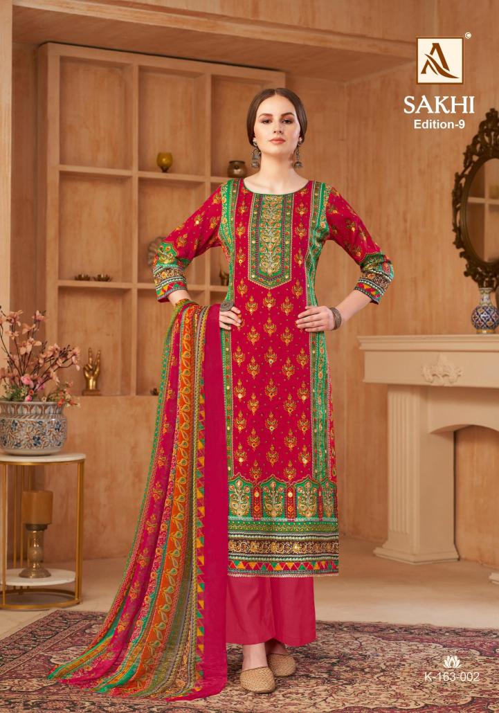 Alok Sakhi Vol 9 Dress material manufacturers