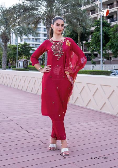 Anju Fabrics Gazal vol 5 Wholesale Kurti catalogs