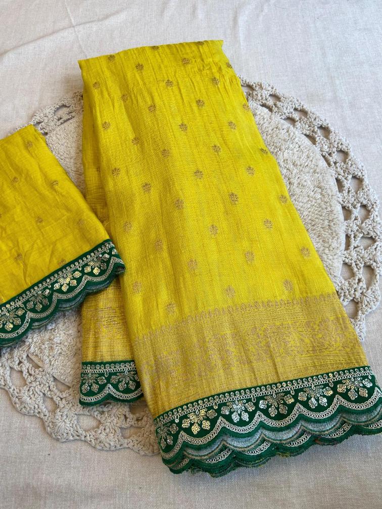 Artriddhs Pure Soft Banarasi Tissue Zari Crushed Silk Wholesale saree supplier in Gujarat