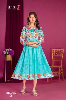 DeeCee ORGANZA Kurti manufacturers in Bangalore