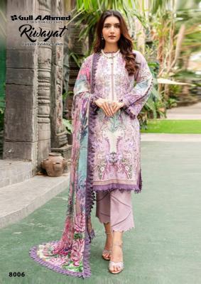 Gull AAhmed Riwayat Vol-08 Unstitched dress material online