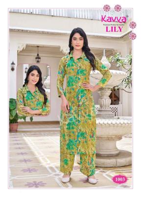 Kavya Lily Vol 1 Co-Ord Set Wholesale kurtis in Kolkata