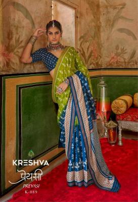 Kreshva Preyasi Mercerizer Sigma Surat saree wholesale shops