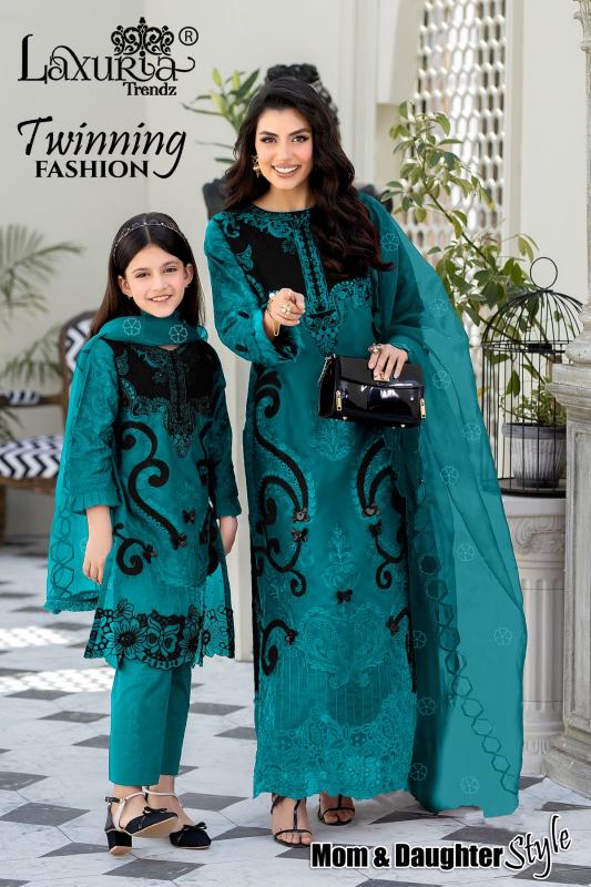 Laxuria Trendz 1446 Mom Twinning Salwar kameez manufacturers in Ahmedabad