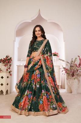 LOTUS VOL - 1 6009 Green Print Lehenga Choli online shopping offers