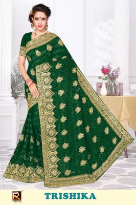 Ronisha Trishika sarees manufacturers in Ahmedabad