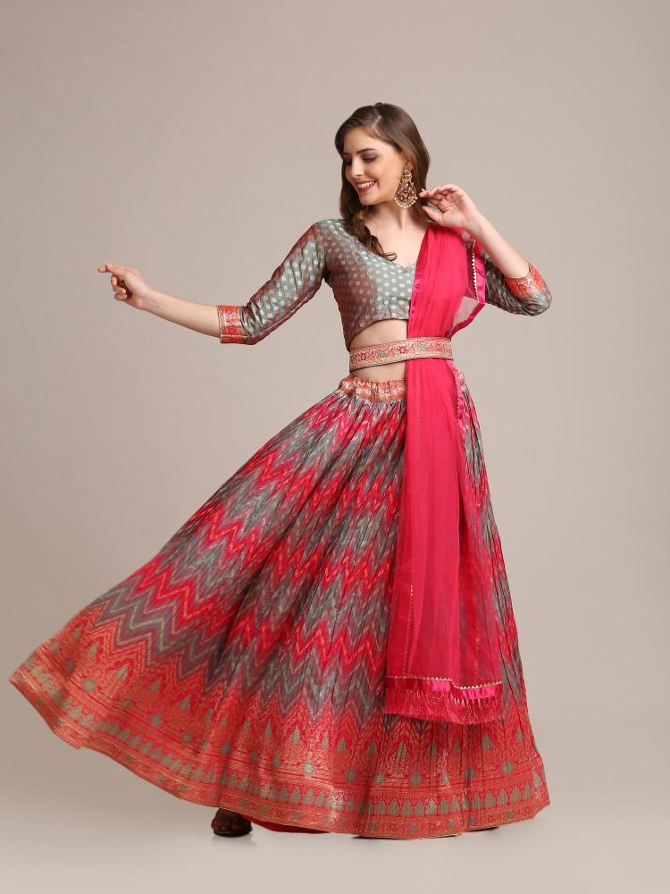 Sabella Jf 1534 Jacquard Silk Designer Lehenga Choli market in Kolkata