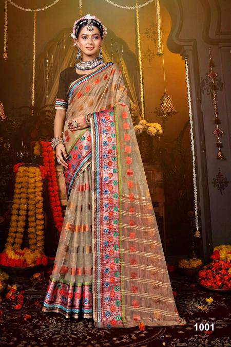 Saroj Pretty woman tissue vol.2 Indian saree wholesaler in Bangalore