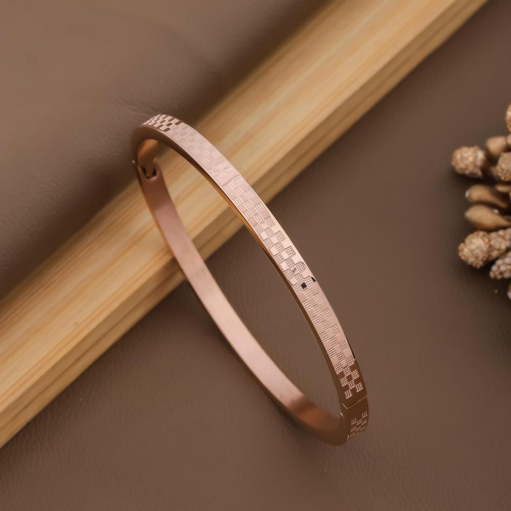 Simple Rose Gold Bracelet Vol 2 for Men & Women Wholesale imitation jewelry supplier in Bangalore