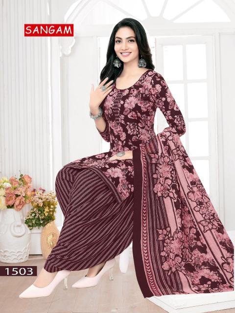 Vandana C Sangam Vol 15 Dress materials wholesale market