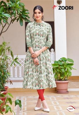 ZOORI Adhya lace  Kurti exporters in Hyderabad