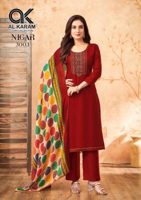 Al Karam Nigar Vol 3  Dress material suppliers in Ahmedabad