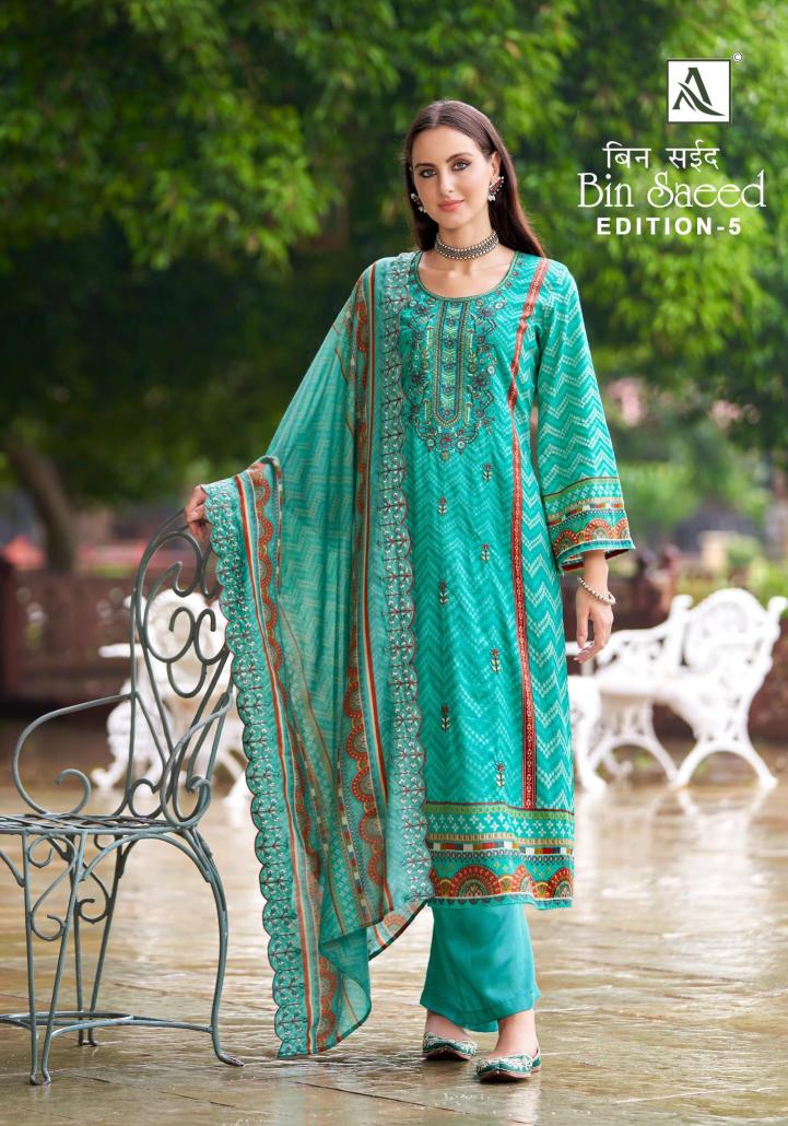 Alok Bin Saeed Vol 5 wholesale dress materials