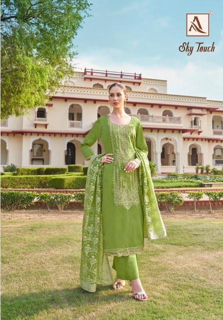 Alok Sky Touch Wholesale dress materials online