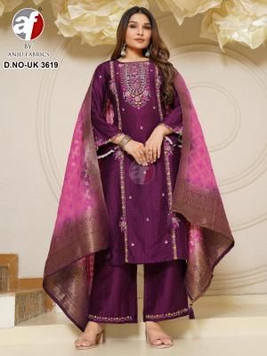 Anju Fabrics UK 3619 Surat Kurti market