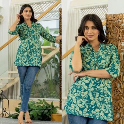 Artriddhs Cotton High Neck Tops short kurtis wholesale price