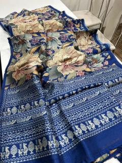 Artriddhs Premium and superior semi desi soft and smooth tussar Vol 2 saree shopping in India
