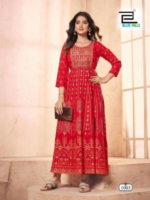 Blue Hills Festival Pro Max surat wholesale kurti market