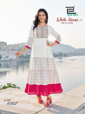 Blue Hills White House Vol 2 kurti pant set wholesale ahmedabad