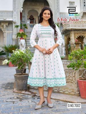 Blue Hills White House Vol 3 kurti manufacturer in india