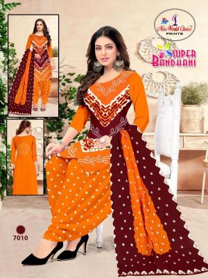 Miss World Super Bandhani Vol-07 Wholesale dress materials in Ahmedabad