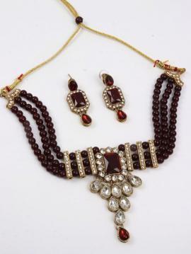 MOTI SET S192 Imitation jewellery suppliers in Mumbai