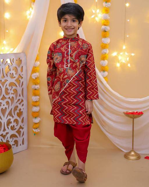 New Boys article pure cotton jacket style kurta And dhotiwholesale in India