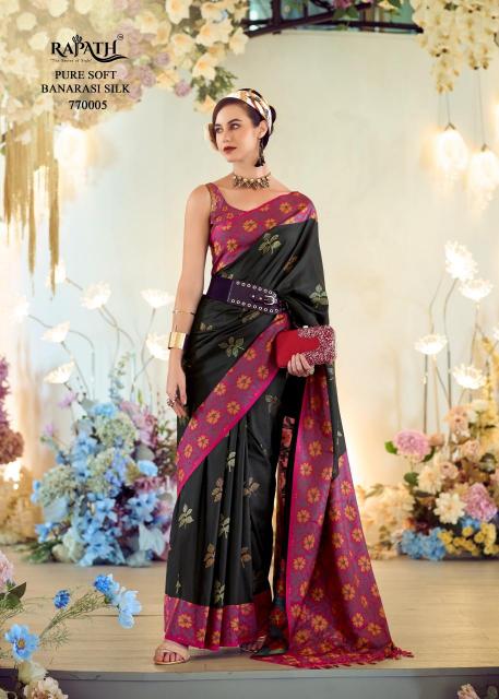 Rajpath Purple Martin Saree boutique wholesale market