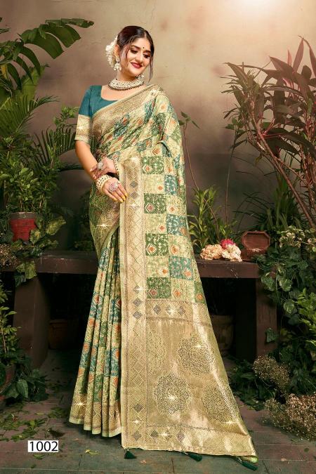 Saroj Tilak organza swarovski vol.1 Surat saree wholesale online