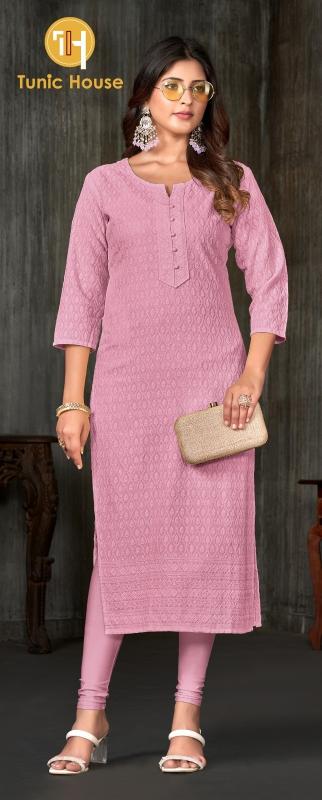 TUNIC HOUSE TESLA Pink Kurti manufacturers in Ahmedabad