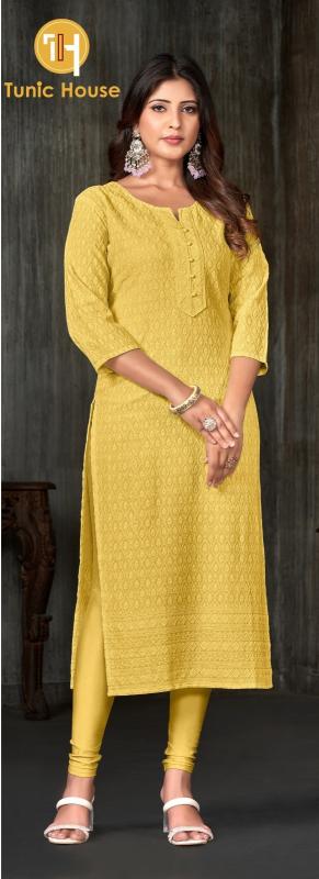 TUNIC HOUSE TESLA Yellow Wholesale kurtis in Hyderabad