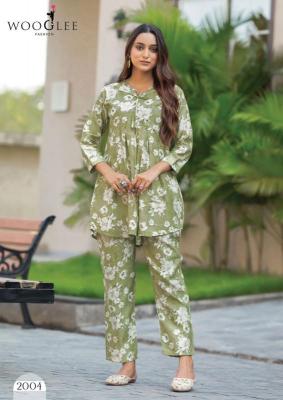 Wooglee Devyani Co Ord Set Kurti wholesale market in surat