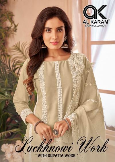 Al Karam Alkaram Luckhnowi Work Vol 01 Karachi wholesale dress material online